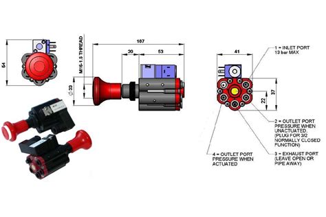 It could be ordered with a compact air actuated. . Pto air control valve diagram
